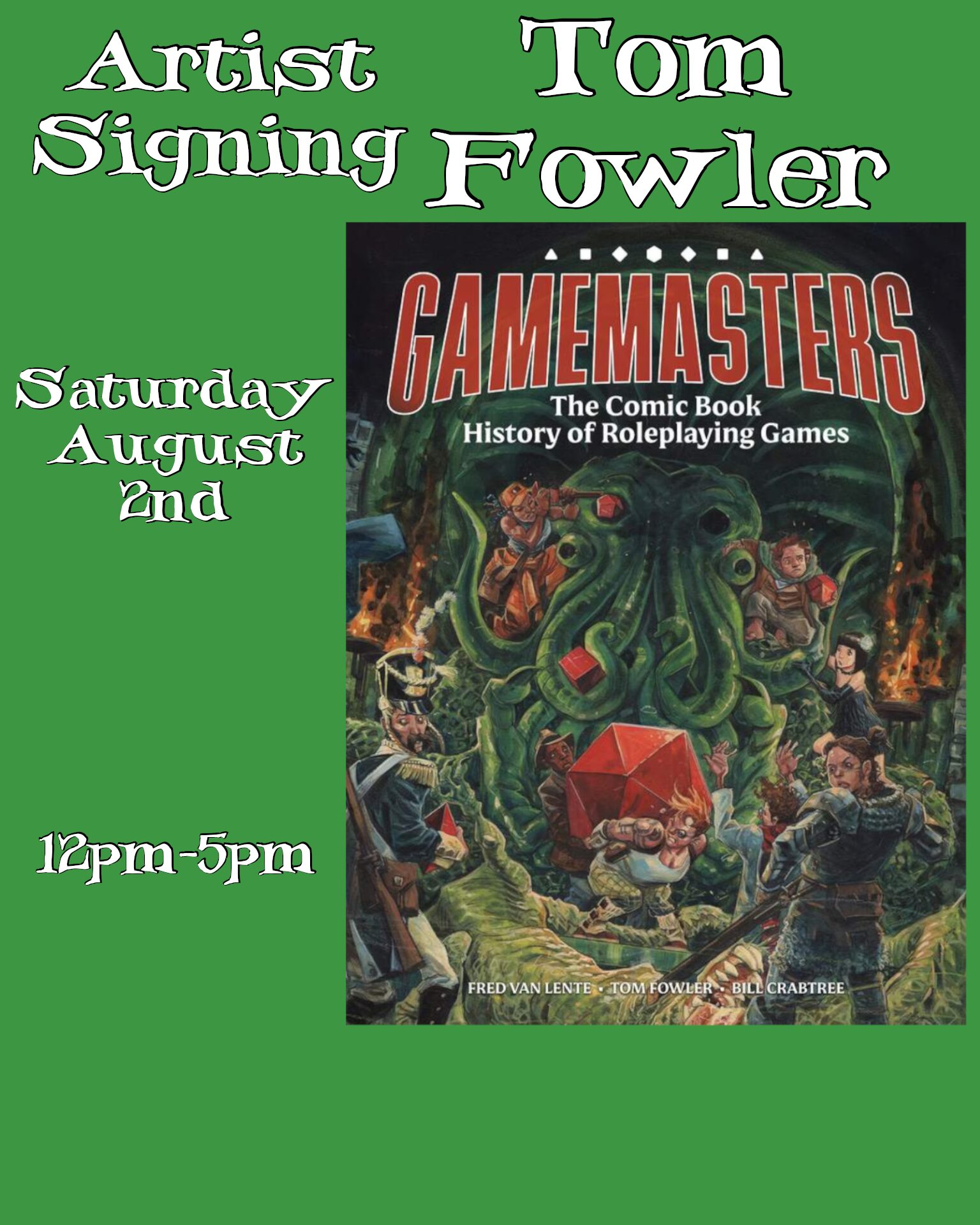 Artist Signing – Tom Fowler